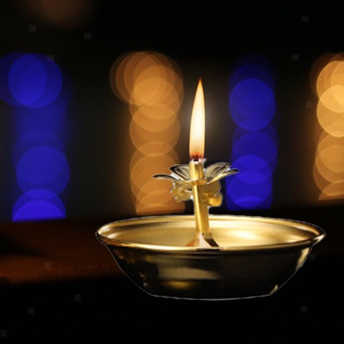 Ghee lamp holder buddhist - holder,