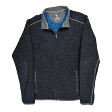 Kuhl Fleece Jacket - Large Grey Polyester