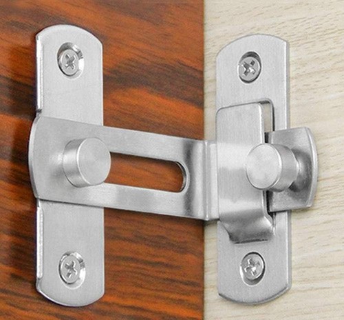 Right angle door latch - door,