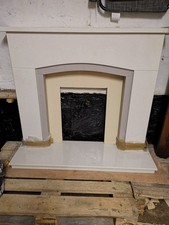 Marble Fireplace Surround and