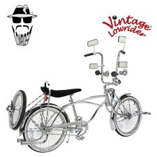 NEW! 20" ORIGINAL LOWRIDER COLLECTION  144 SPOKE STEEL BICYCLE 545-3 CHROME