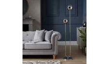 Argos Home Ombre Arc Floor Lamp - Nickel(Opened Box Tested)
