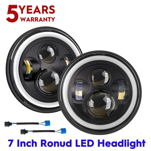 7inch round led headlights - round,