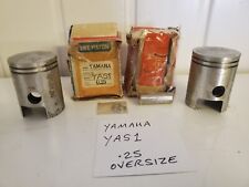  PISTONS TO SUIT YAMAHA YAS1  0.25 OVERSIZE