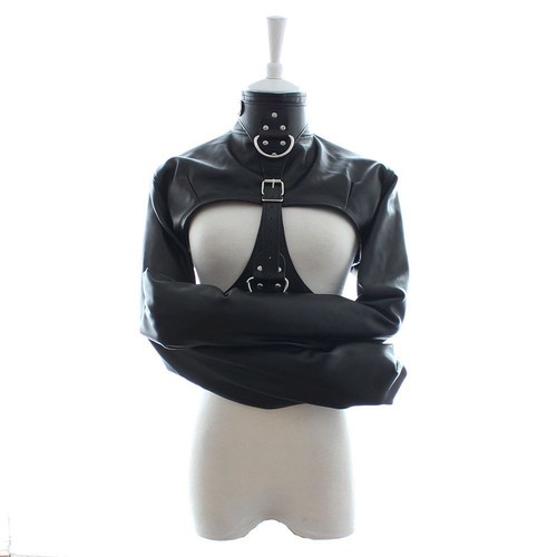 Black straight jacket - straight,