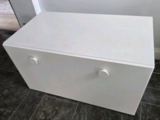 IKEA White Toy Storage Bench - Good Condition