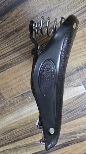 Black brooks b67 leather - black,