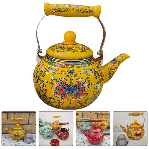 Enamel tea kettle - tea,