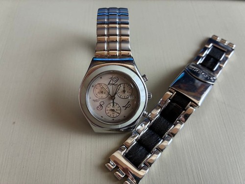 Swatch irony chronograph watch
