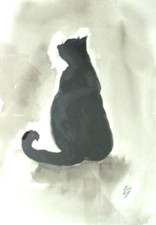 Black Cat Original Ink