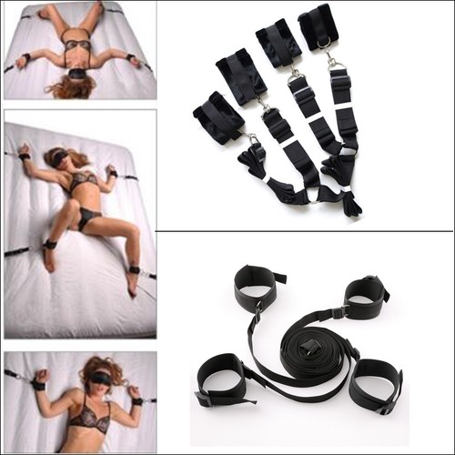 Bondage set bed - bondage, fur