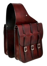 Horse Saddle Bag Cow Hide