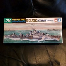 Tamiya British O Class Destroyer 1/700th scale Waterline Model Kit. New in box
