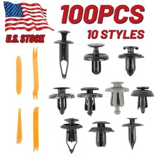 100Pcs Bumper Clips Car Auto
