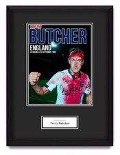 Terry Butcher Hand Signed 16x12 Framed Photo Display Autograph England w/COA