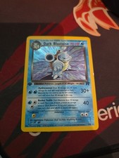 Pokemon Dark Blastoise Holo Card First Edition WOTC Team Rocket 3/82