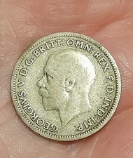 1936 george silver sixpence - george,