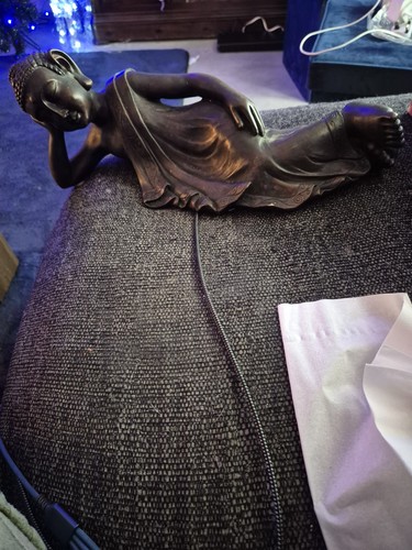 Antique sleeping buddha - antique, 17"