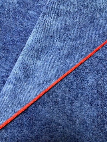 Plush microfibre drying - /,