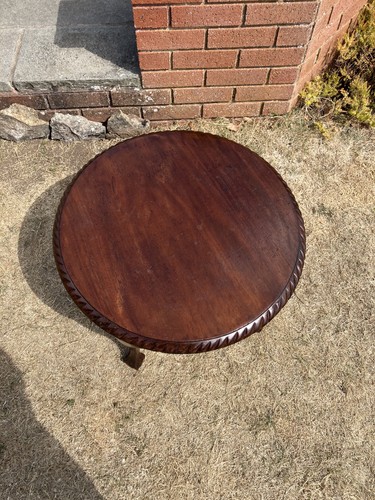 Antique mahogany coffee - mahogany, table