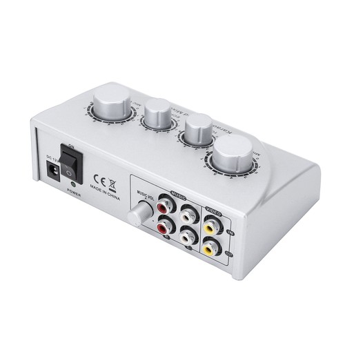 Dual mic karaoke mixer - mic,
