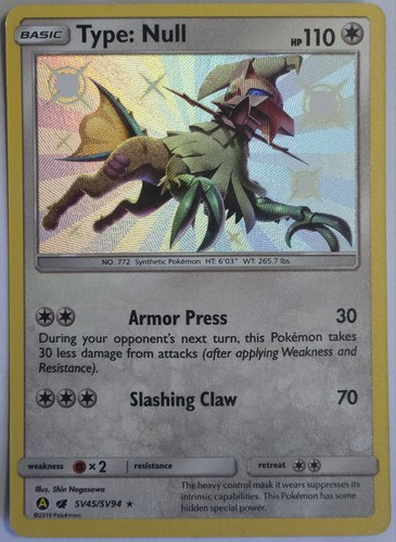 Pokémon tcg type null - pokémon, type: