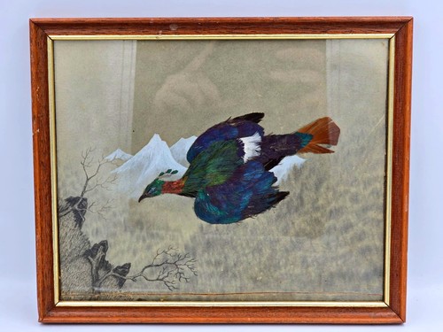 Antique framed himalayan - antique,