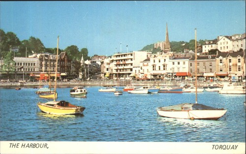 Vintage torquay harbour - vintage,