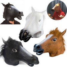 Horse Head Mask Rubber Fancy