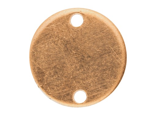 Copper stamping blank round - blank,