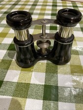 Theatre Opera Glasses Bakelite Black Fully Adjustable Made In England