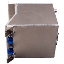 Racing Lightweight Aluminum 2.5 Gallon universal 10L Silver Car Fuel Cell Tank