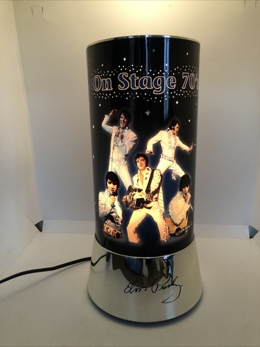 Elvis stage 70s lamp - on,