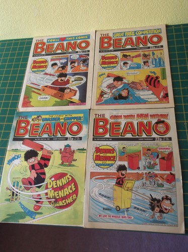 Beano comics four issues from