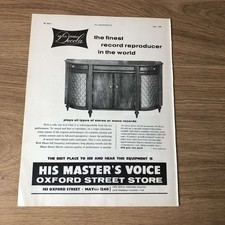 GRAM191 MAGAZINE ADVERT 11X8 THE DECCA STEREO DECOLA