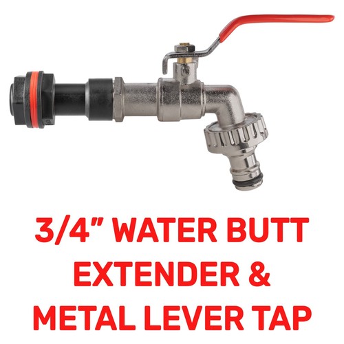 Brass barrel tap water - 3/4",