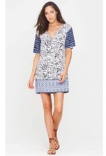 Tigerlily Dress Vishuddah Size M Medium Mini Short Floral Shift Boho Coastal 