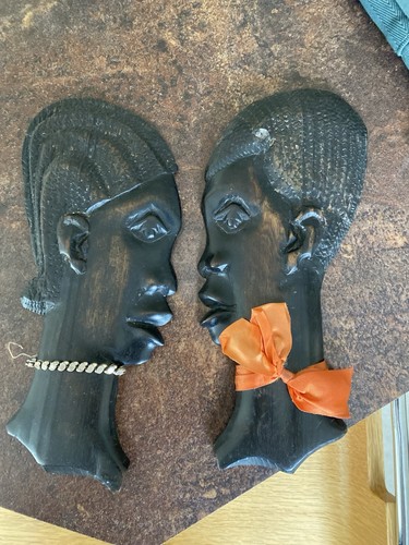 Vintage pair african - vintage, of