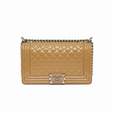 Chanel boy silver hardware - le,