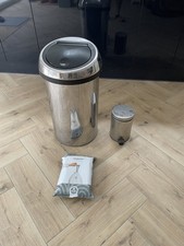 Brabantia 50L Stainless Steel Kitchen Bin with Removable Lid Soft-Touch