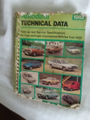 Autodata technical book 1982 - autodata,