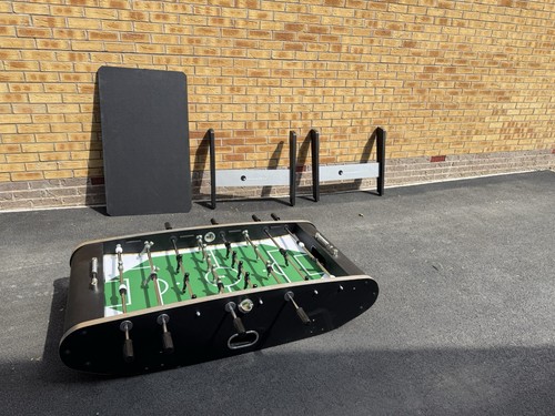 Inside football table good - table,