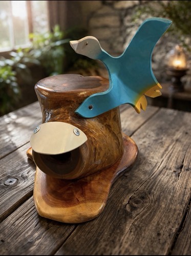 Hand carved and crafted - hand,