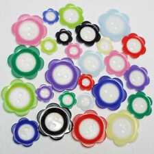 Flower Buttons White Center