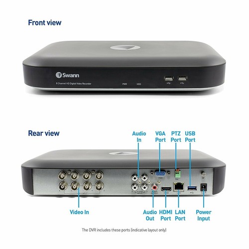 Swann dvr8 4980 channel - 8, 5mp