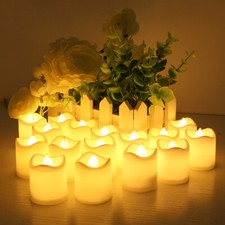 Flameless LED Candles Battery Operated Tea Lights Electric Fake Candle Lamp UK