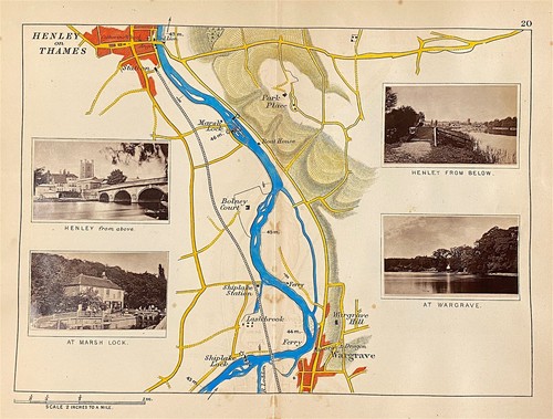 Map henley thames to - on,