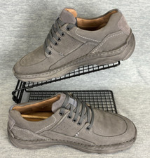 Joseph Seibel Liam 01 Shoes Mens 8.5  EU 42 Gray Asphalt Borneo  Leather Comfort