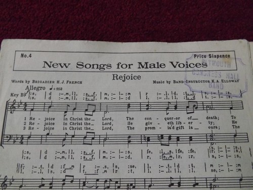 New songs for male voices - songs,