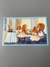 Vintage Margaret tempest Postcard - Squirrels Dressing For The Party 